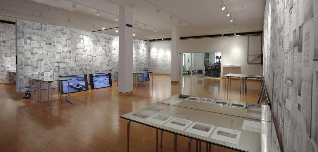 Discreet Violence at Cornell installation